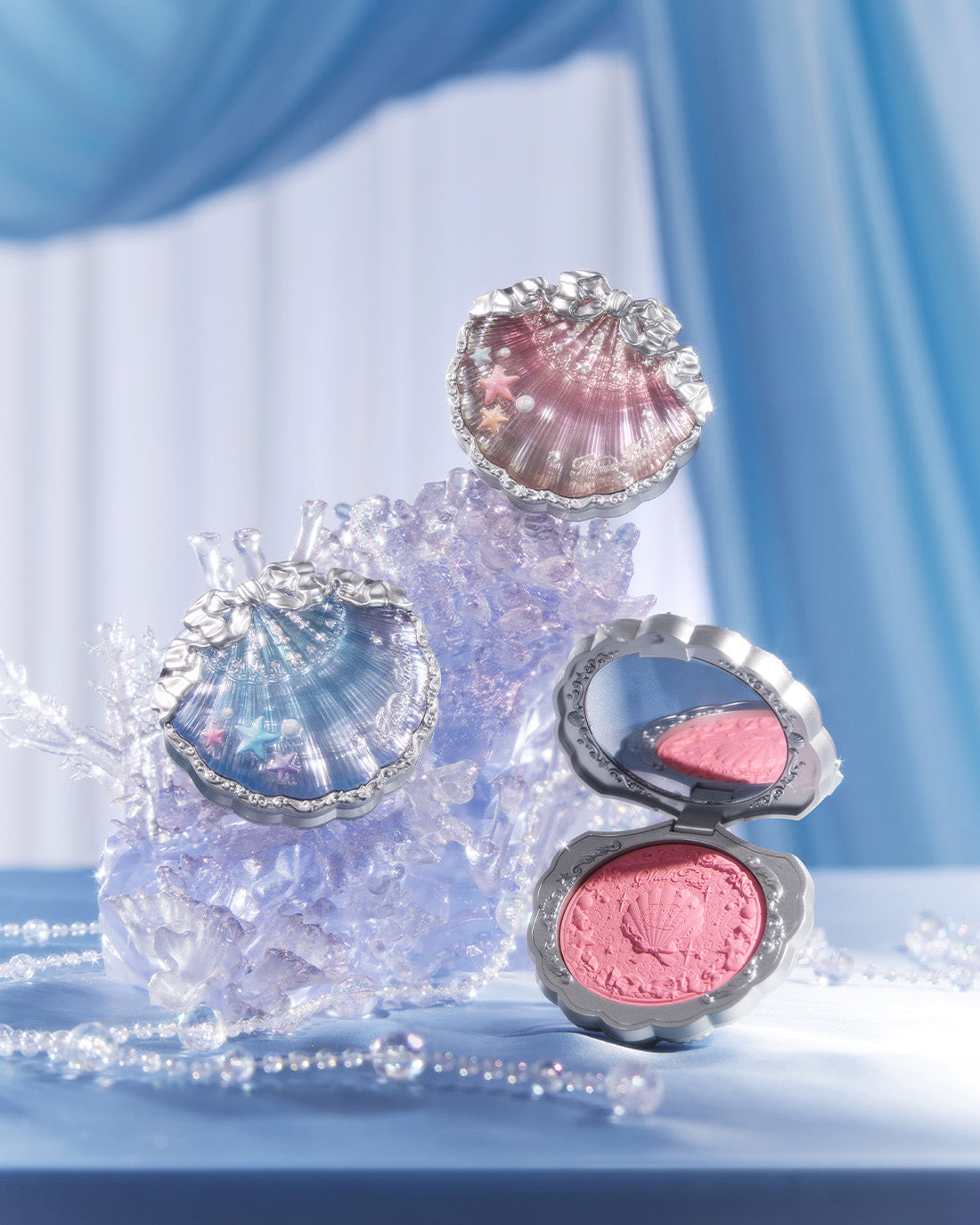 Flower Knows Shell's Jewel Silk Satin Blush