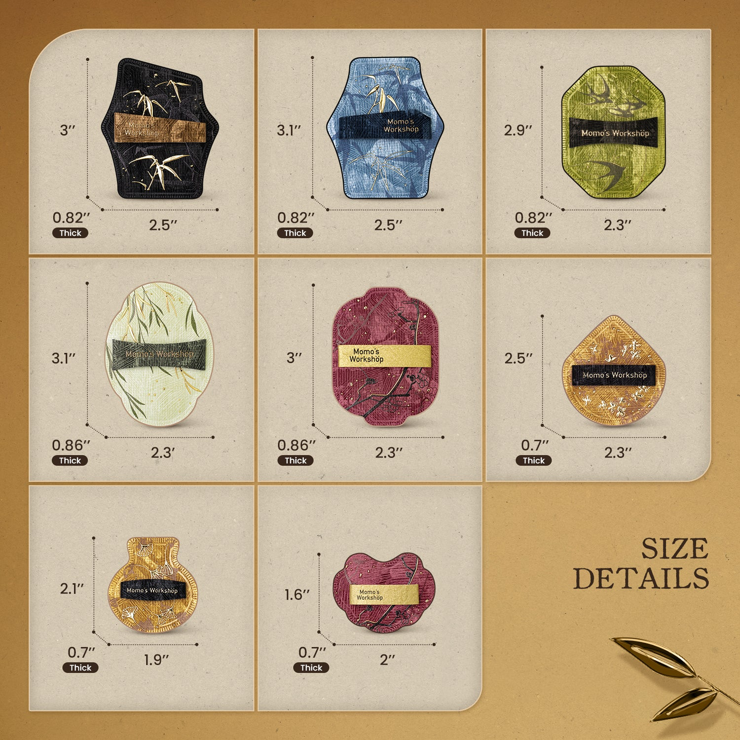 Momo’s Workshop 「Golden」Cushion