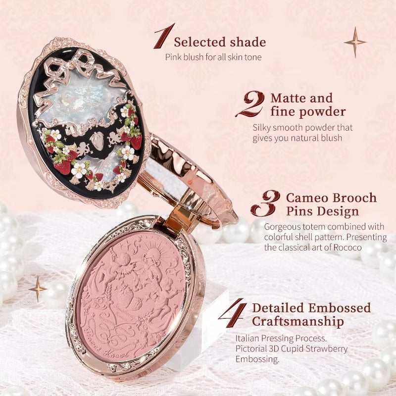 Flower Knows Strawberry Rococo Embossed Blush