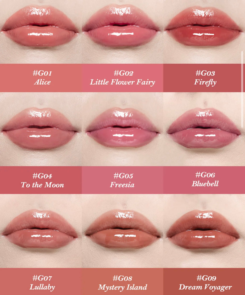 Flower Knows Midsummer Fairytales Collection Lip Coating Gloss