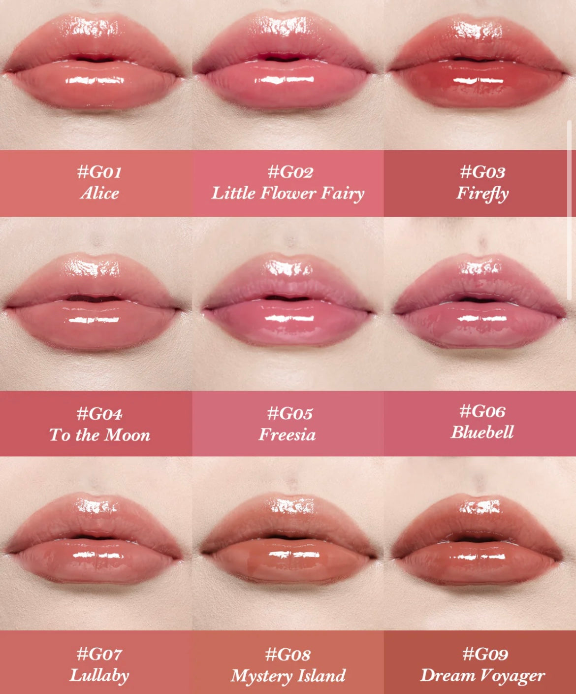 Flower Knows Midsummer Fairytales Collection Lip Coating Gloss