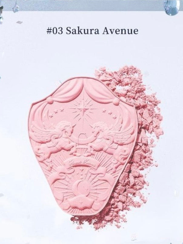 Flower Knows Unicorn Embossed Blush 03 Sakura Avenue