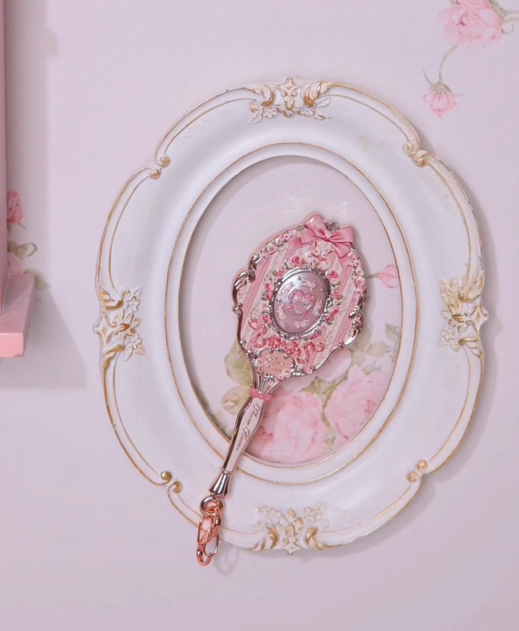 Flower Knows Bunny Garden MINI Hand Mirror Charm Limited Edition