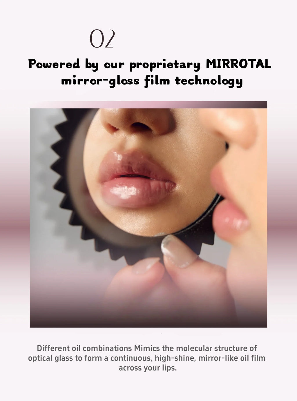 Girlcult Peach Blossom Utopia Mirror Lip Gloss