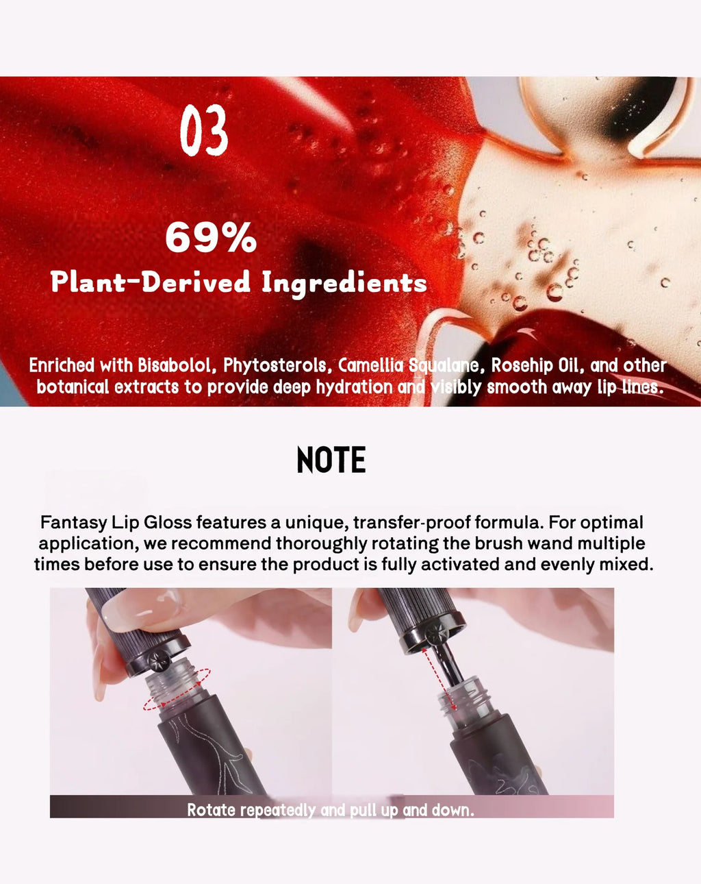 Girlcult Peach Blossom Utopia Mirror Lip Gloss