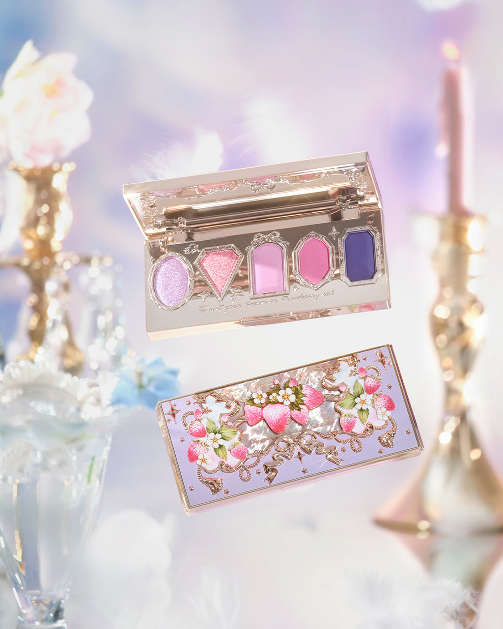 Flower Knows Violet Strawberry Rococo Eyeshadow Palette Global Exclusive