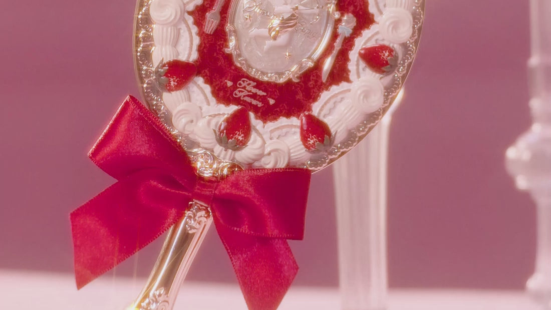 Flower Knows Strawberry Cupid Hand Mirror Red Velvet