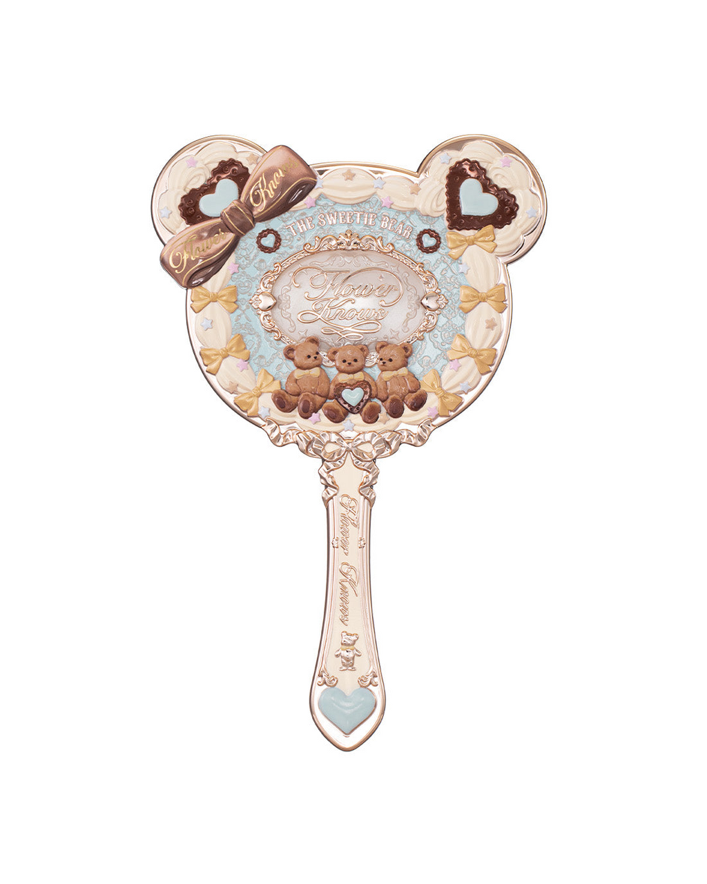 Flower Knows The Sweetie Bear Hand Mirror