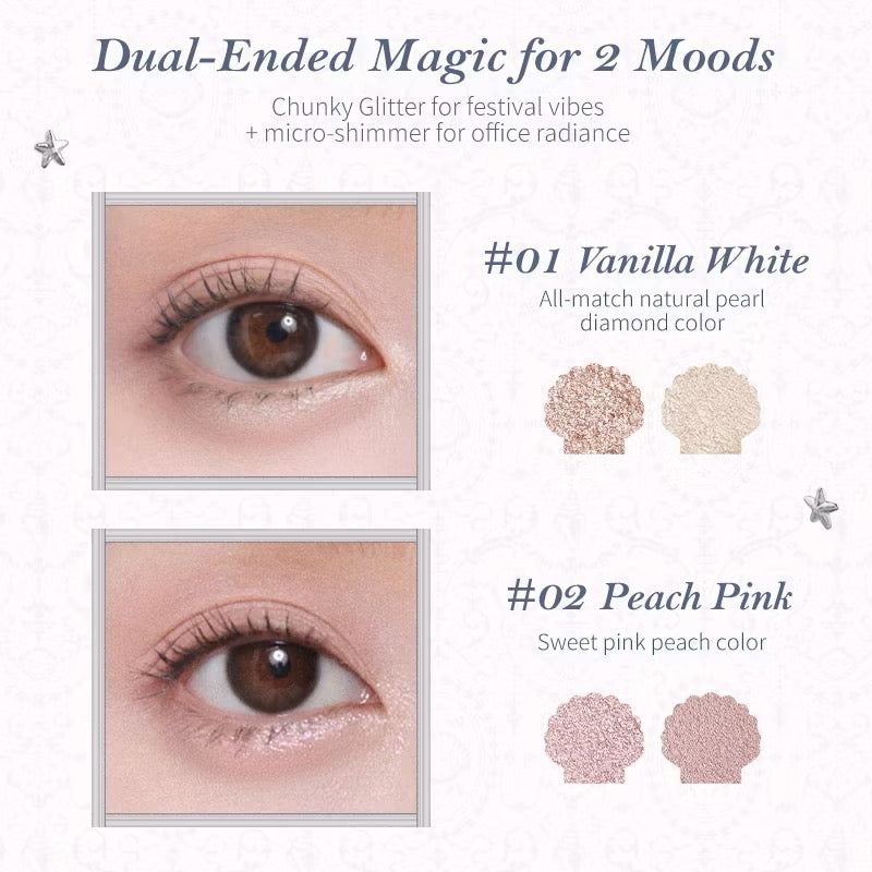Flower Knows Shell's Jewel Dual-Ended Highlighting Stick