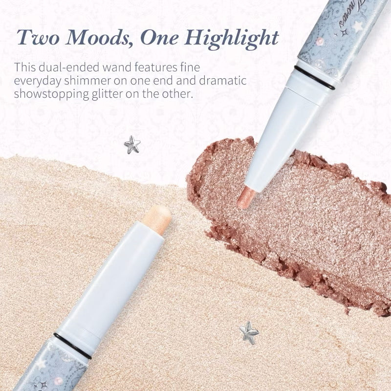 Flower Knows Shell's Jewel Dual-Ended Highlighting Stick