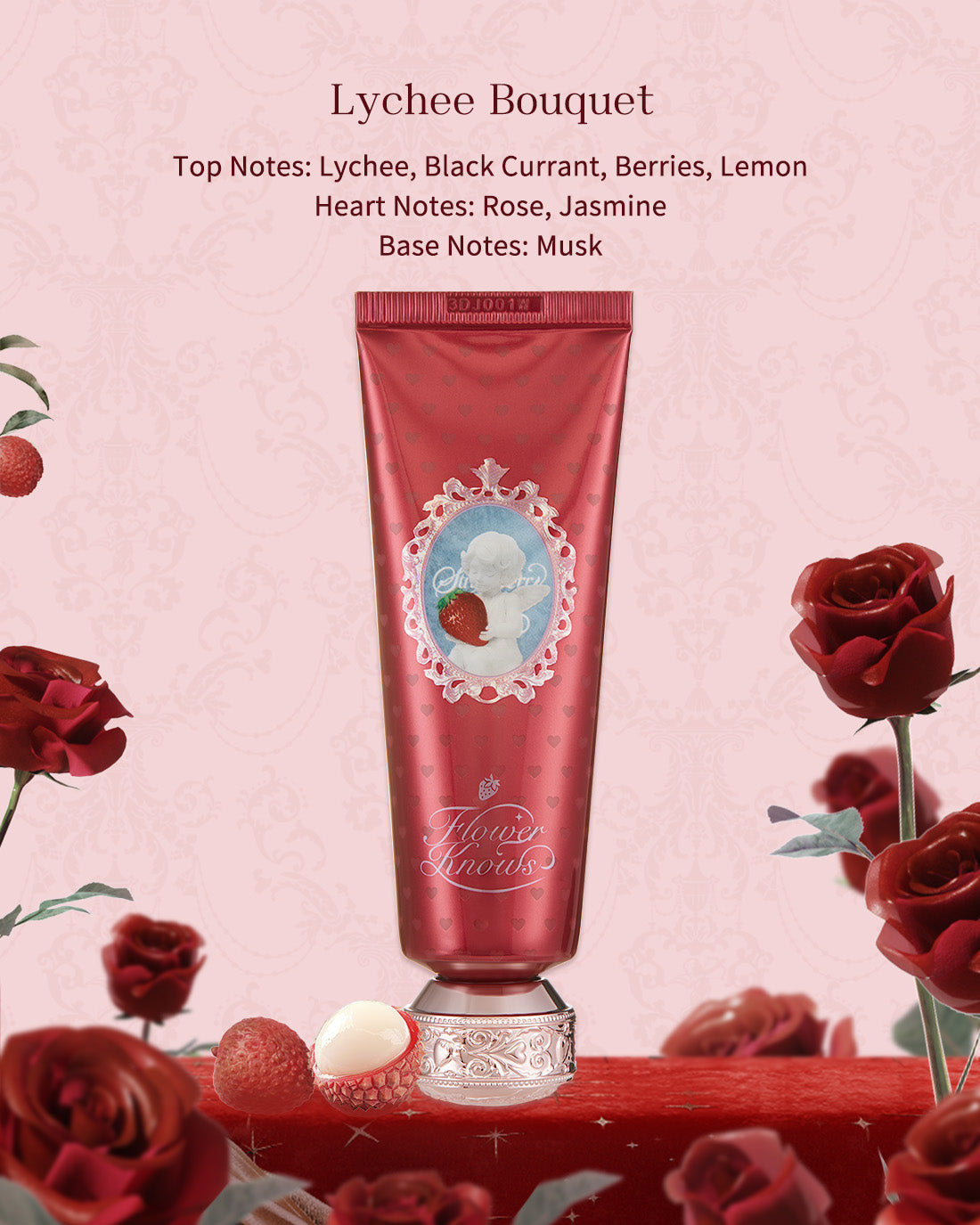 Flower Knows Strawberry Cupid Scented Hand Cream
