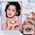Flower Knows Butterfly Cloud Collar Embossed Eyeshadow Palette