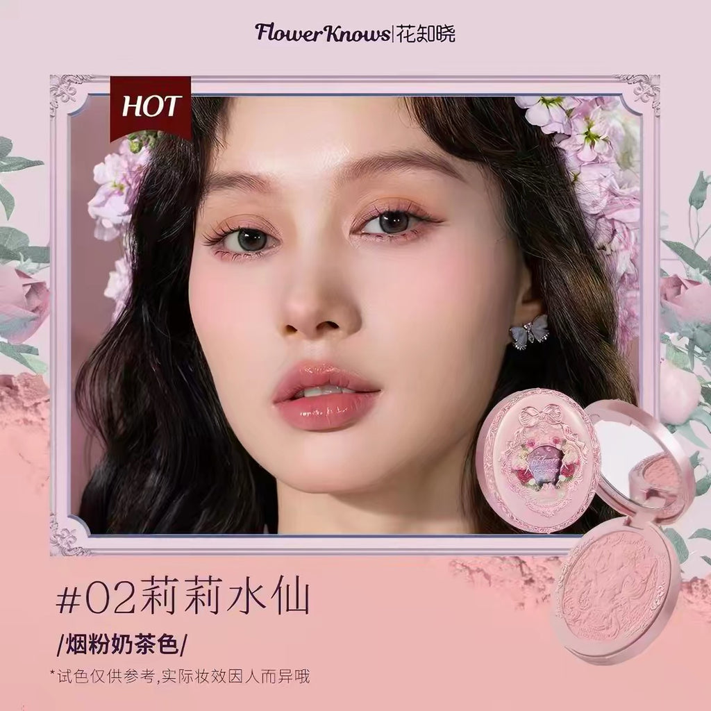 Flower Knows Midsummer Fairytales Velvet Embossed Blush