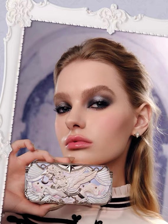 Flower Knows Knight Unicorn Satin Makeup Palette