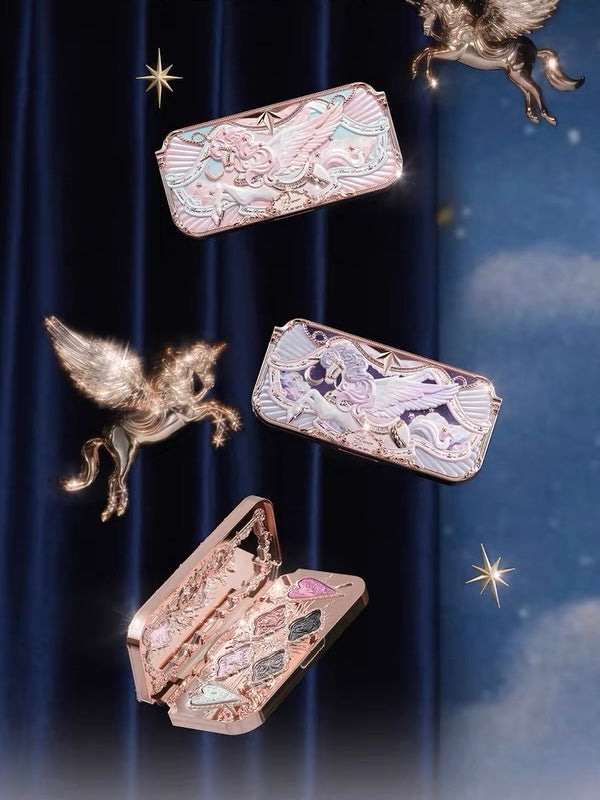 Flower Knows Knight Unicorn Satin Makeup Palette