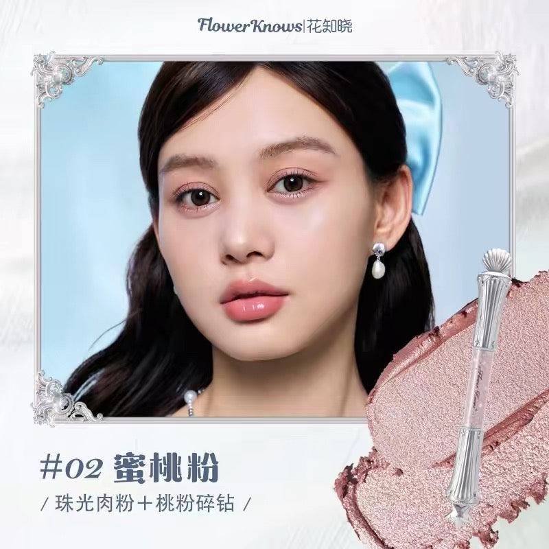 Flower Knows Shell's Jewel Dual-Ended Highlighting Stick