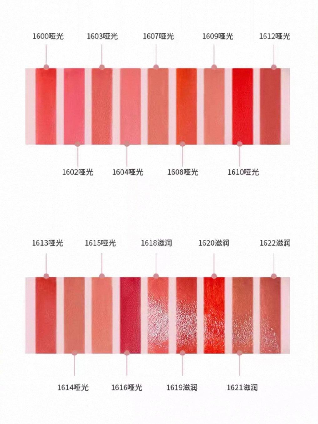 Colorrose Western Antique Series Relief Matte & Mirror Lipstick