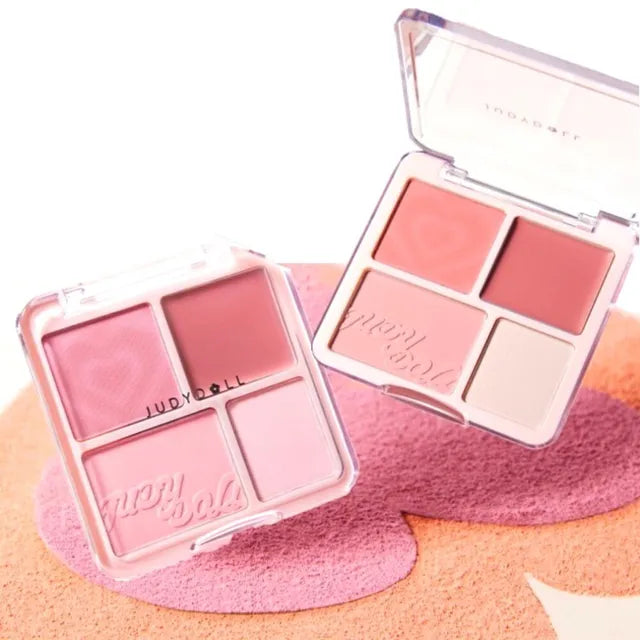Judydoll 2 in 1 Blush Highlight Palette