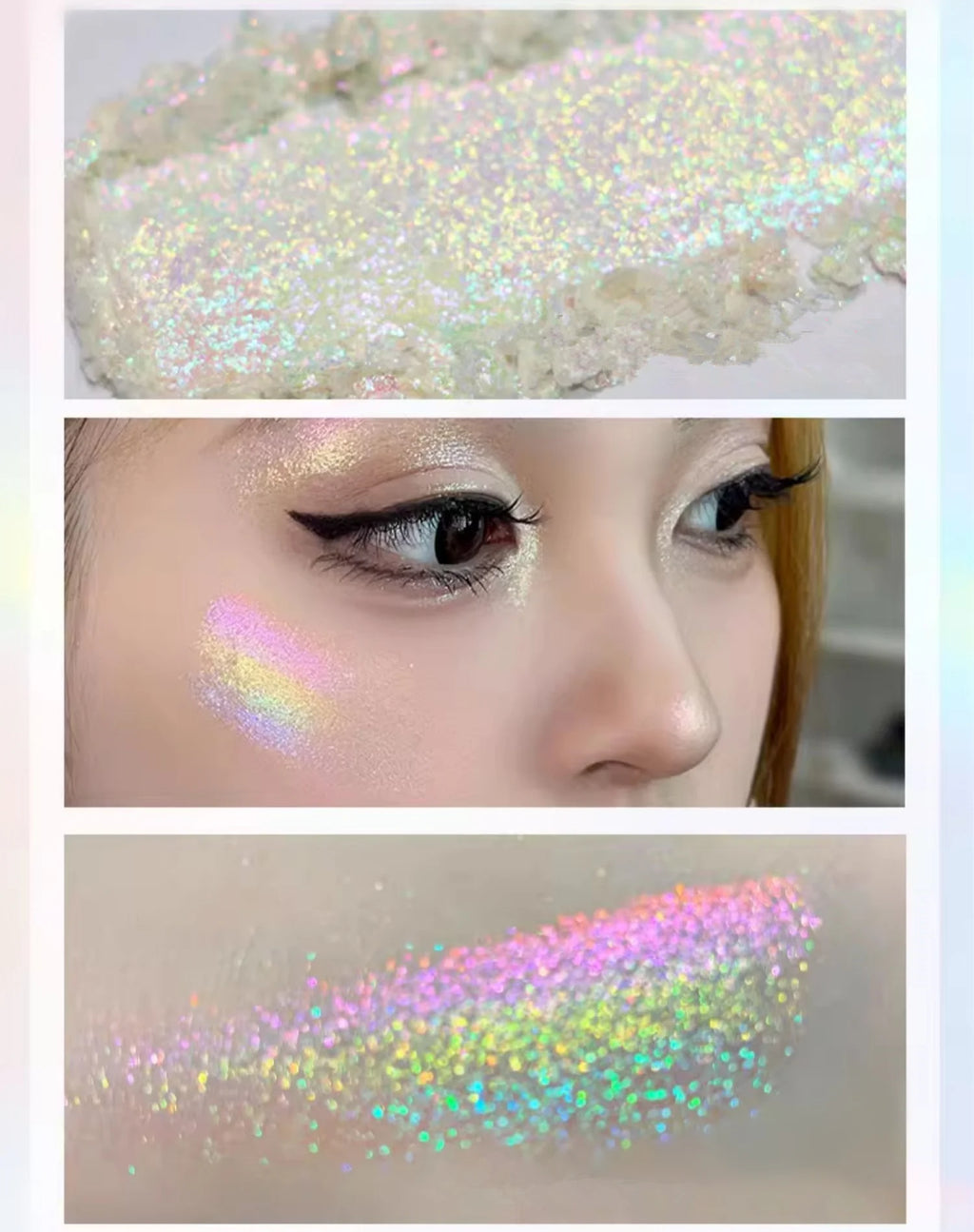 Sheeneffect Rainbow Holographic 5-Color Chameleon Eyeshadow