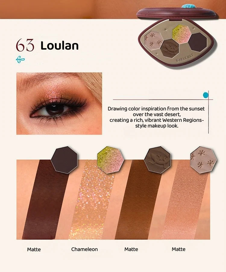 Girlcult Loulan Hippie Collection Chameleon Eyeshadow Palette