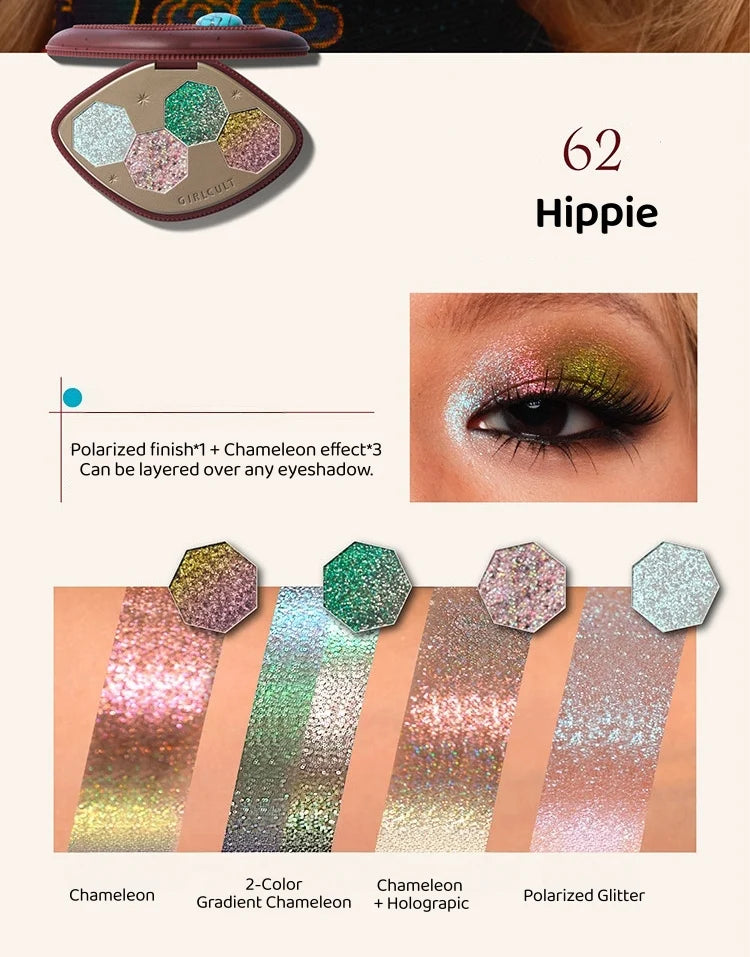 Girlcult Loulan Hippie Collection Chameleon Eyeshadow Palette