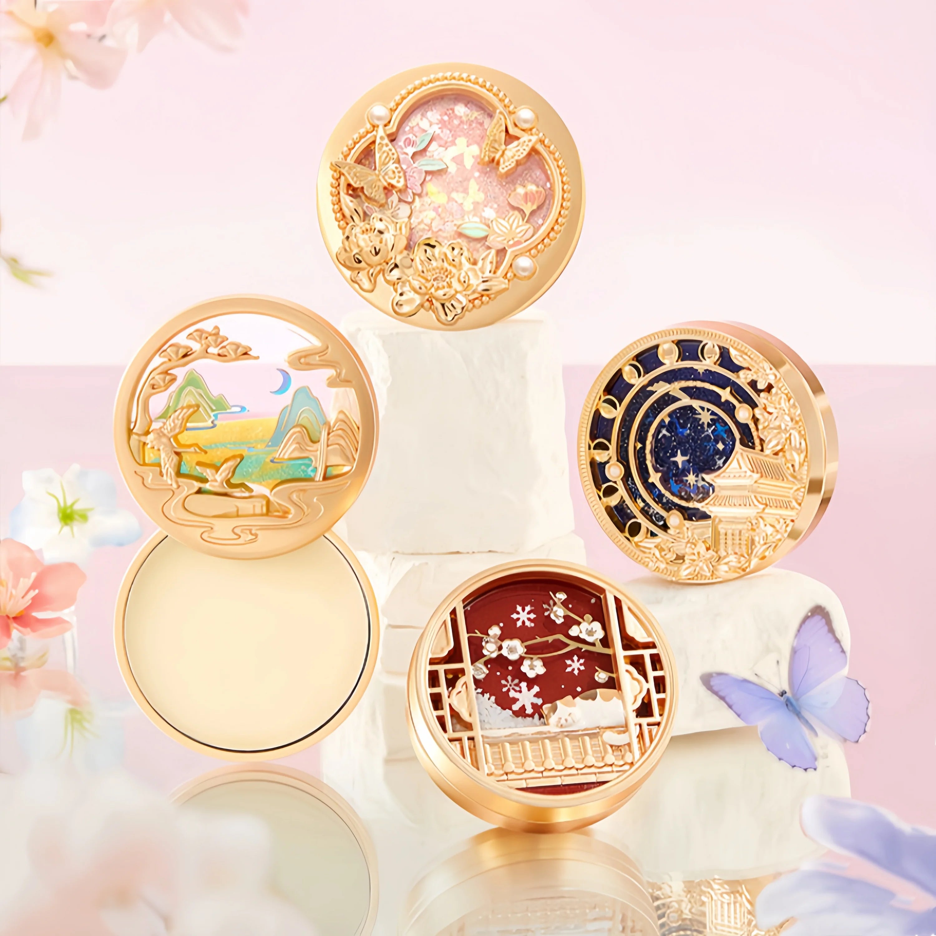 PALACE MUSEUM Natural Plant Premium Solid Perfume Cream