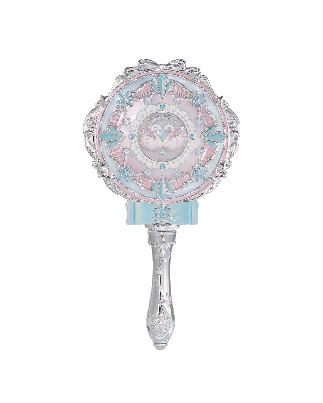 Flower Knows Snow Ballet Hand Mirror