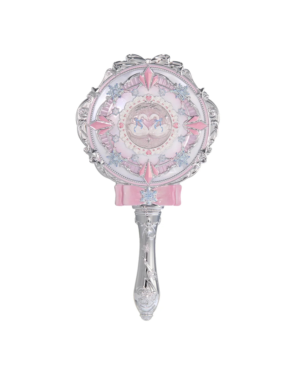 Flower Knows Snow Ballet Hand Mirror