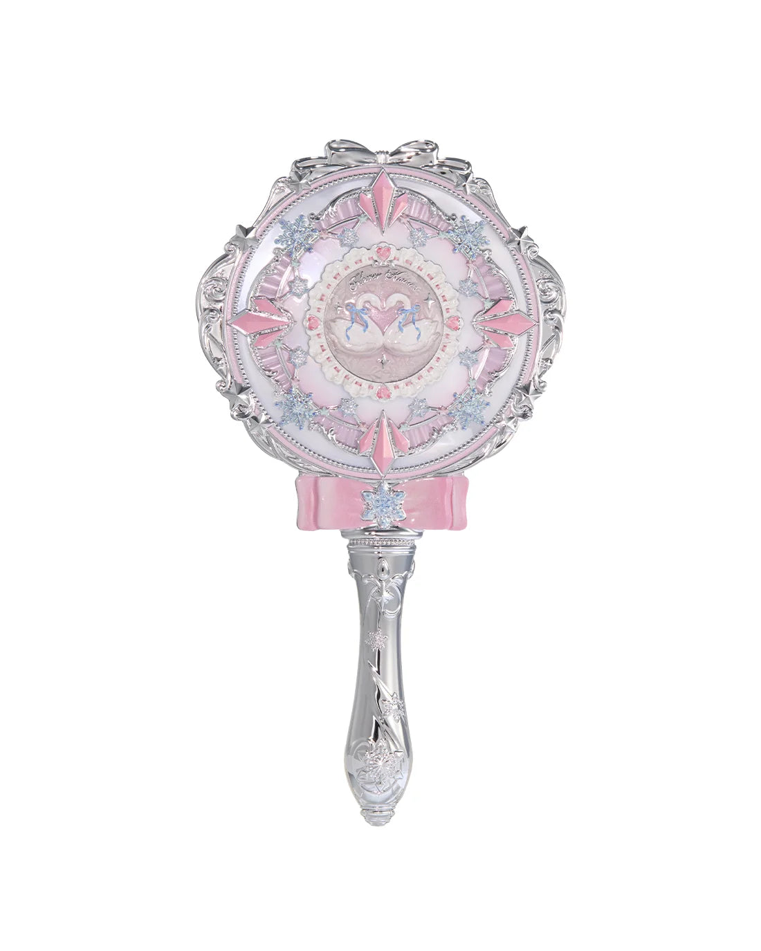 Flower Knows Snow Ballet Hand Mirror