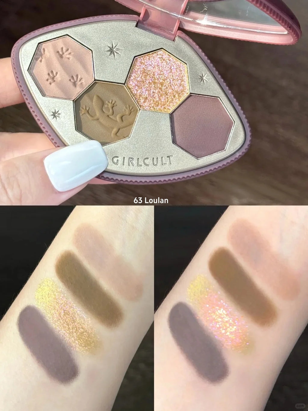 Girlcult Loulan Hippie Collection Chameleon Eyeshadow Palette