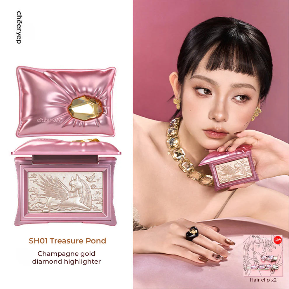 CHEERYEP (QIANYAN) Pillow Gem Collection Highlighter & Eyeshadow Palette